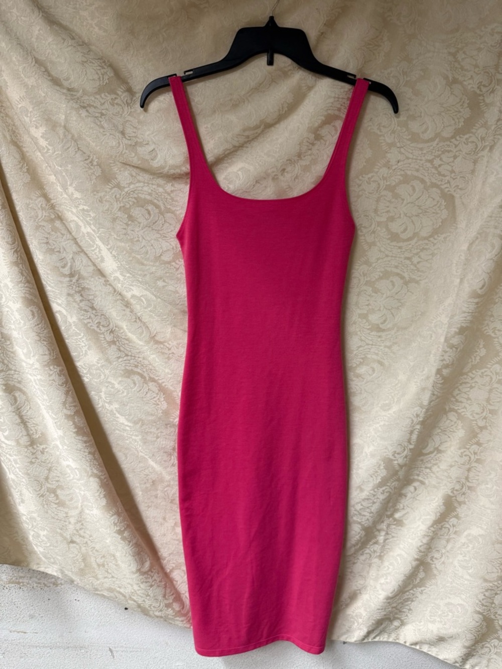 NWT Zara Pink Tank Midi Dress